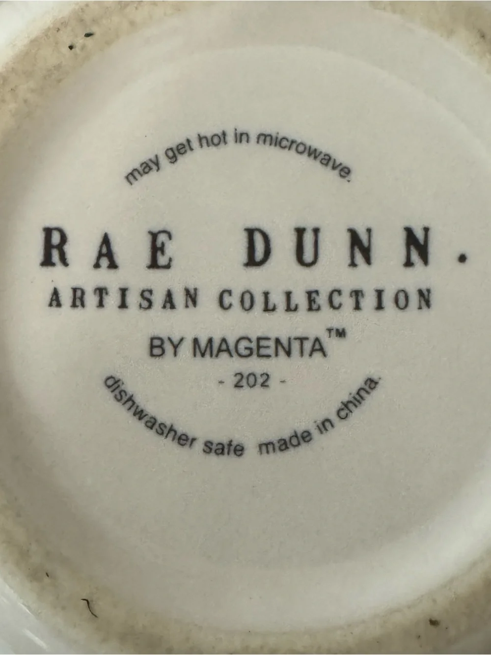 Rae Dunn by Magenta “Sugar” Bowl with Lid Artisan Collection Large Letters White